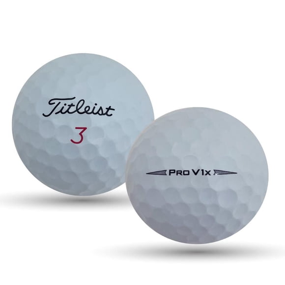 Mulligan - 48 balles de golf récupérées Titleist Prov V1x 2020 5A, Blanc