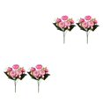 thumbnail image 1 of Youkk 2pcs Easy To Clean – Realistic Appearance – Artificial Flowers For Wedding rose red+ pink 2Set, 1 of 6