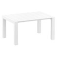 thumbnail image 4 of Ensemble de Salle à Manger Extérieur Loft avec 6 Chaises à Accoudoirs et Table Extensible de 55 Pouces Blanc, 4 of 5