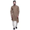 thumbnail image 1 of Atasi Kurta Pyjama de Fête pour Hommes, Col Mandarin, Ensemble Ethnique Imprimé Kurta, 1 of 3