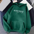 thumbnail image 1 of SDNall Hauts à Manches Longues pour Femmes Mode Classique Solide à Capuche avec Poche Sweat-Shirts, 1 of 9