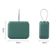 Phone Battery Power Bank Mini Power Bank and Phone Holder,The Back of the Handbag Comes with A Built-In Power Bank and Phone Holder