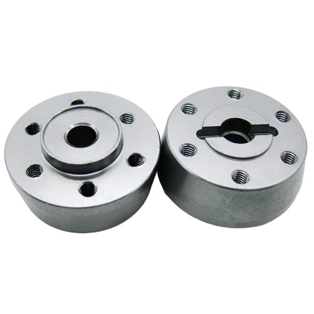 ZheElen 2pack/lot Aluminium Roue avant Moyeu Adaptateur pour Axial Rock Racer AX90026 AX31010 Crawler Désert Buggy Titane