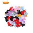 thumbnail image 3 of Unique Bargains Mini Ribbon Bow 1' 100Pcs Mini Fabric Satin Ribbon Flower Bows Craft DIY Sewing Bows Multicolor, 3 of 5