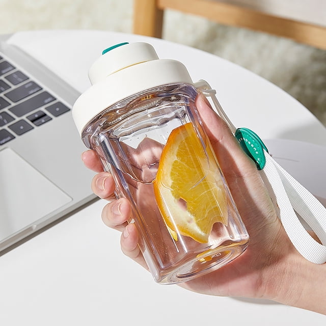 Oleegame 1PC Glass Bottle High Temperature Plastic Cup High Appearance Work Cluster Girls Desktop Cup With Filter Hand Cup