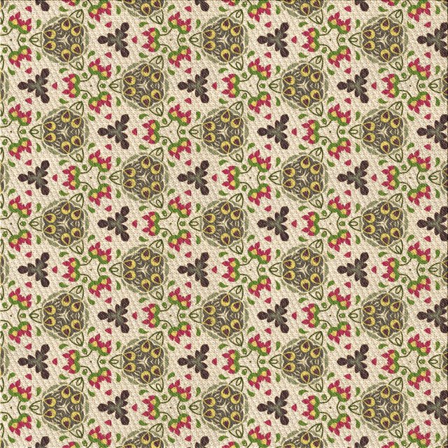 Ahgly Company Machine Washable Indoor Square Transitional Khaki Gold Area Rugs, 4' Square