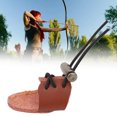 thumbnail image 4 of Archery Finger Tab, Adjustable Archery Fingers Protector  For Beginner For 20 To 50lb Bow Brown, 4 of 8