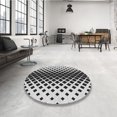 thumbnail image 4 of Ahgly Company Tapis d'Intérieur Lavable à la Machine, Carré, Transitionnel, Gris Brun, Tapis de Zone, 7 Pieds Carré, 4 of 7