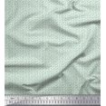 thumbnail image 1 of Soimoi Green Cotton Cambric Fabric Stars Star Decor Fabric Printed Yard 42 Inch Wide, 1 of 3