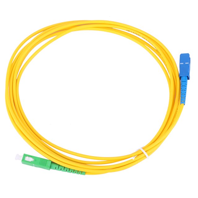 LHCER 2 Pcs Fiber Jumper 5m SC/‑UPC Single Mode Optical Fiber Patch Cord Cable,Fiber Patch Cord,Optical Fiber