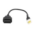 thumbnail image 2 of Aramox 6 Pin Diagnostic Connector Cable OBD Diagnostic Adapter OBD Cable Motorcycle OBD Diagnostic Connector Replacement For  Motorcycle, 2 of 8
