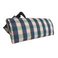 thumbnail image 2 of veasfak Lounge Chair Lunch Break Folding Wicker Chair Sponge Pillow Green Grid, 2 of 9