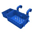 thumbnail image 4 of jifeng Poolside Storage Basket Hanging Pool Accessories for Towels Beverages Drinks Blue, 4 of 9