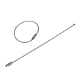 thumbnail image 3 of 300Pcs Stainless Steel Screw Locking Wire Keychain Cable Key Rings Outdoor Accessory, 3 of 5