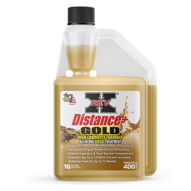 REV X Traitement Diesel Doré Distance+ - 16 fl oz - Traite 400 Gallons
