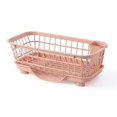 thumbnail image 5 of Dish Drying Rack Kitchen Drying Rack Dish Drying Rack Fast Drainage Detachable Base Drainboard Design Strong Plastic Dish Drainer For Dish Fork Chopsticks Pink, 5 of 5