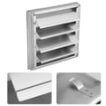 thumbnail image 5 of 100MM Stainless Steel Exterior Wall Ventilation Cap Movable Square Air Outlet, 5 of 5