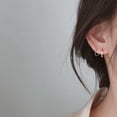 thumbnail image 4 of Vaidha Spirall Hoop Twists Earrings Double Twists Hoop Earrings For Piercing | Small Spirall Cartilage Hoop Earring | Double Piercing Earrings For Women, 4 of 5