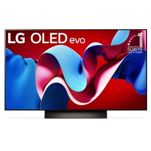 LG 48-Inch C4 OLED evo 4K Intelligent TV - α9 AI Processeur 4K, Alexa a intégré, 144Hz Taux de rafraîchissement, HDMI 2.1, G-Sync, FreeSync, VRR, WebOS 24, La vision de Dolby, Dolby Atmos (OLED48C4PUA, 2024)