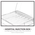 thumbnail image 3 of 2pcs Hospital Injection Case Medical Injector Storage Box Plastic Injection Container, 3 of 9