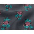 thumbnail image 4 of oneOone Viscose Jersey Fabric Leaves & Floral Block Fabric Prints By Yard 60 Inch Wide, 4 of 4