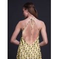 thumbnail image 3 of Bimba Geometric Printed Women Backless Halter Neck Summer Holiday BeachDress-Medium, 3 of 6