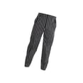 thumbnail image 3 of thinsony Elastic Restaurant Cafe Chef Waiter Pants Trousers Uniform Accs Striped 4XL, 3 of 8