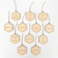 thumbnail image 1 of Creative Pendant Christmas Tree Decor Letter Printed Eco-Friendly Wooden Pendant For Home Inside Fireplace Decoration, 1 of 4