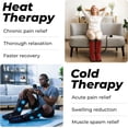thumbnail image 4 of REATHLETE HEALR Leg Massager: Calf Massager and Foot Massager | Leg Massager for Circulation Improvement | Leg Massager with Heat and Compression | Heat and Cold Therapies, 4 of 5