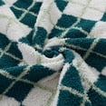 thumbnail image 4 of Mainstays Cozy Throw Green Argyle, 4 of 9
