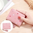 thumbnail image 2 of Cartoon PU Leather Cosmetic Pouch Wallet for Girls Kids Mini Card Holder, 2 of 5