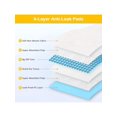 thumbnail image 5 of Disposable 6-Layer Dog Pee Pads, Leak-proof & Super Absorbent Training Pads For Dogs & Cats, 30 pcs, 5 of 5