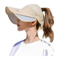 thumbnail image 1 of Women‘s Sun Visor Wide Elastic Golf Sun Hat Breathable Sweat Absorbent Cap, 1 of 4