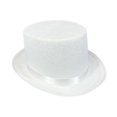 thumbnail image 3 of yuksok Chapeau Haut de Forme Costume Accessoire pour Performance sur Scène Festival Jeu de Rôle Blanc, 3 of 9