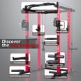 thumbnail image 4 of U-MAX 2000lbs Power Cage with Lat Pulldown, 2"x2" Steel Squat Rack Cable Crossover All-in-One Home Gym, 4 of 8