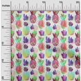 thumbnail image 2 of oneOone Rayon Pink Fabric Pineapple Sewing Craft Projects Fabric Prints By Yard 56 Inch Wide, 2 of 4