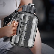 Ycandiee Large Water Bottle, Gym Water Bottle, Portable Handle, BPA Free, Eco Friendly, Perfect for Sports and Fitness