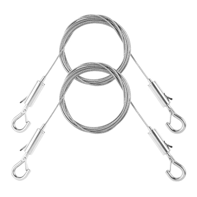 IMENGL Clearance! Delayuji Hooks for Hanging Lanyard 2 Pack Adjustable Photo Frame Lanyard Stainless Steel Wire Rope for Easy Secure Hanging of Frames Lamps One Size Multi-Color