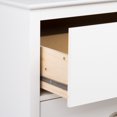 thumbnail image 2 of Prepac Yaletown White 2-Drawer Tall Nightstand, 2 of 5