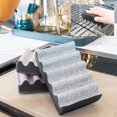 thumbnail image 1 of EGNMCR Kitchen Utensils Set, Cooking Utensils Set, Mesh Baking Tray Grill Sponge Rub Barbecue Net Rust Removal Sponge Cleaning Brush Double Sided Wavy Gaps Cleaning Brush Sponge Sponge, 1 of 6