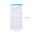 thumbnail image 2 of 100 Sheets of English Time Cards Attendance Time Cards Double-sided Time Cards Paper, 2 of 9