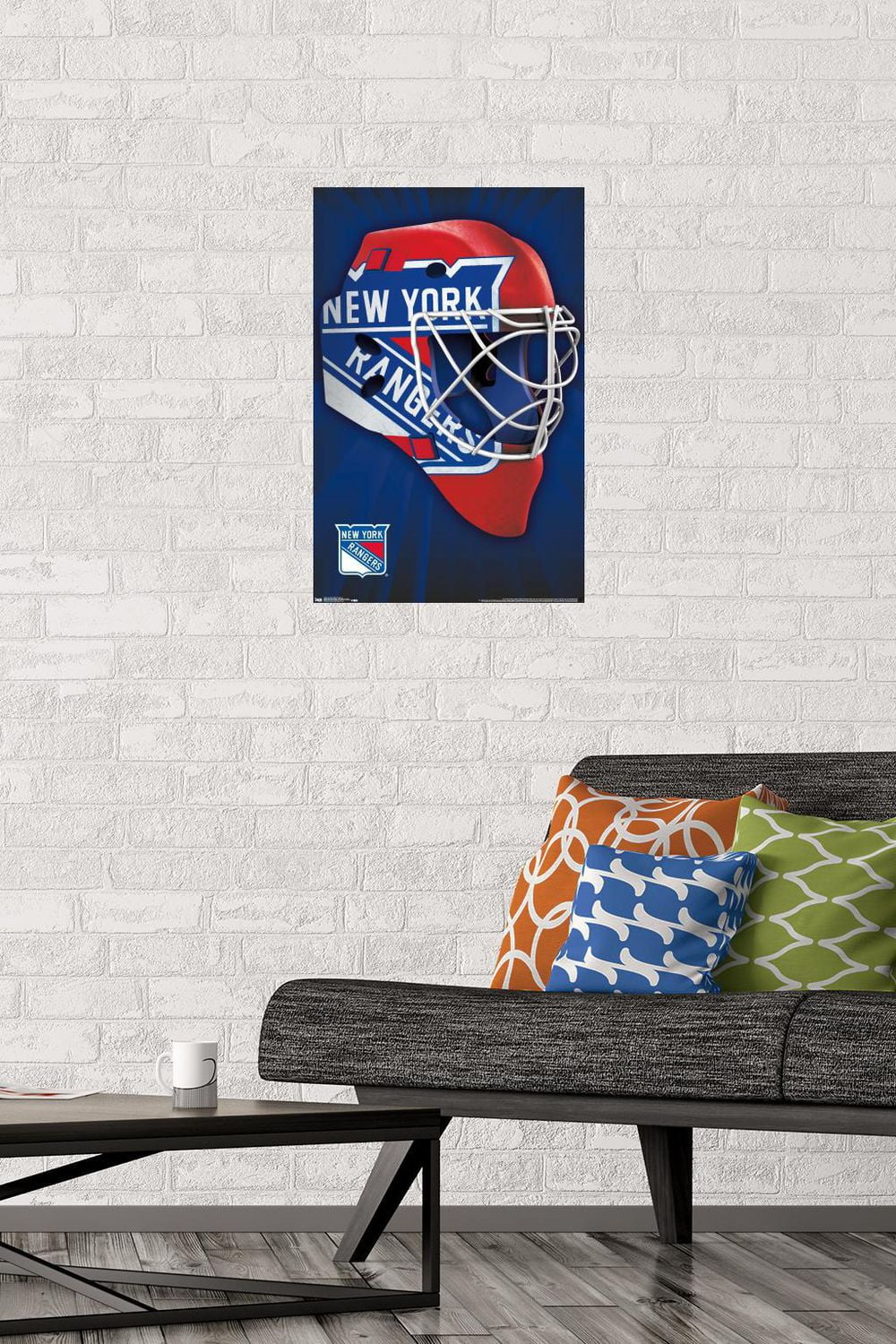 NHL New York Rangers - Mask 16 Wall Poster, 22.375" x 34"