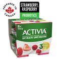 thumbnail image 2 of Activia Probiotic Yogurt, Strawberry/Raspberry, 8x100g, 2 of 8