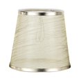 thumbnail image 4 of Transparent Lamp Shade Portable Cloth Lampshade for Hotel Parties Gold, 4 of 6