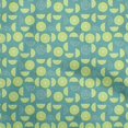 thumbnail image 1 of oneOone Viscose Jersey Turquoise Blue Fabric Lemon Craft Projects Decor Fabric Printed By The Yard 60 Inch Wide, 1 of 4