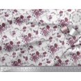 thumbnail image 3 of Soimoi Rayon Fabric Leaves & Rose Flower Printed Fabric 1 Yard 56 Inch Wide, 3 of 3