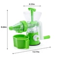 thumbnail image 2 of RKSTN Operated Juicer Hand-Cranked Juicer, Small Portable Cooking Device Green Kitchen Gadgets, 2 of 6