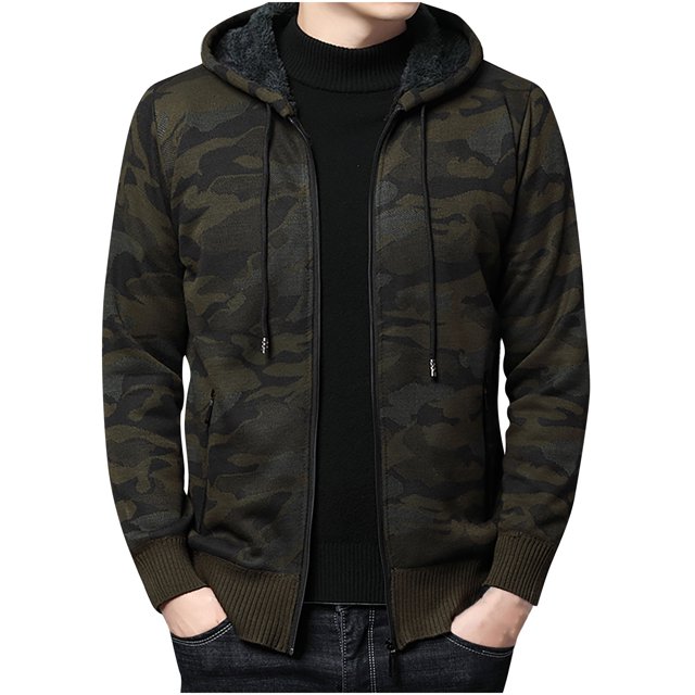 Pompotops Veste en Tricot à Manches Longues à Manches Longues Automne/hiver pour Hommes