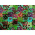 thumbnail image 5 of oneOone Cotton Poplin Light Green Fabric Paisley Patchwork Craft Projects Decor Fabric Printed By The Yard 42 Inch Wide, 5 of 5