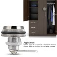 thumbnail image 4 of Password Mailbox Cabinet Lock 3-Digit Password Lock, Password Lock, Easy Installation Wooden Cabinet for Mail Box Staff Cabinet Home Locker Factory Gold,Cyan,Black Ruthenium, 4 of 8